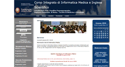 Desktop Screenshot of informaticamedica.matam.it