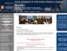 Tablet Screenshot of informaticamedica.matam.it